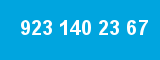 923 140 23 67 923 140 23 67